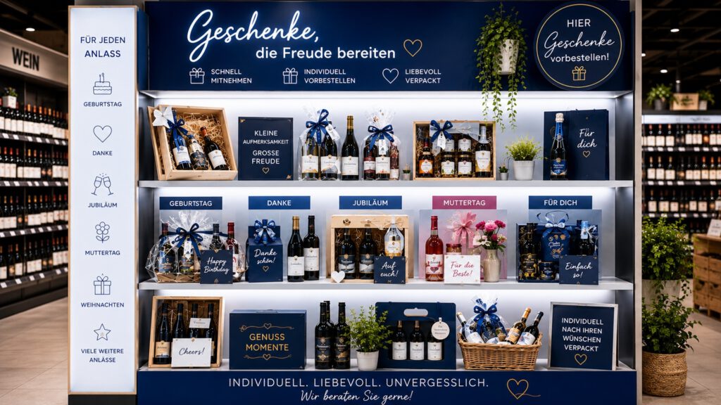 Geschenke und Präsente im GetränkeLAND
